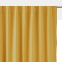 Занавеска Затемняющая из льна и вискозы Odorie 180 x 135 см желтый LA REDOUTE INTERIEURS  фото, kupilegko.ru